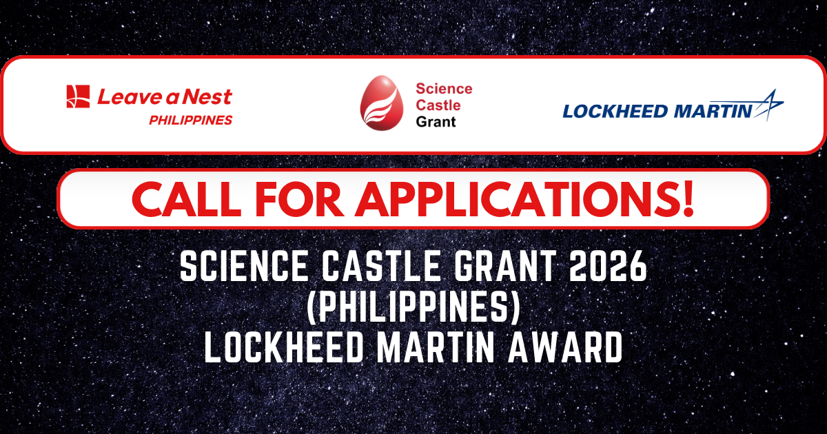Leave a Nest Philippines Opens Applications for Science Castle Grant 2026